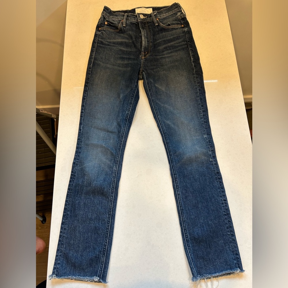 mother denim dazzler ankle gray in painfully obvious size 25